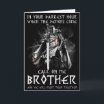 Warrior Of God Call On Me Bother Fight Knight Temp Card<br><div class="desc">Warrior Of God Call On Me Bother Fight Knight Templar</div>