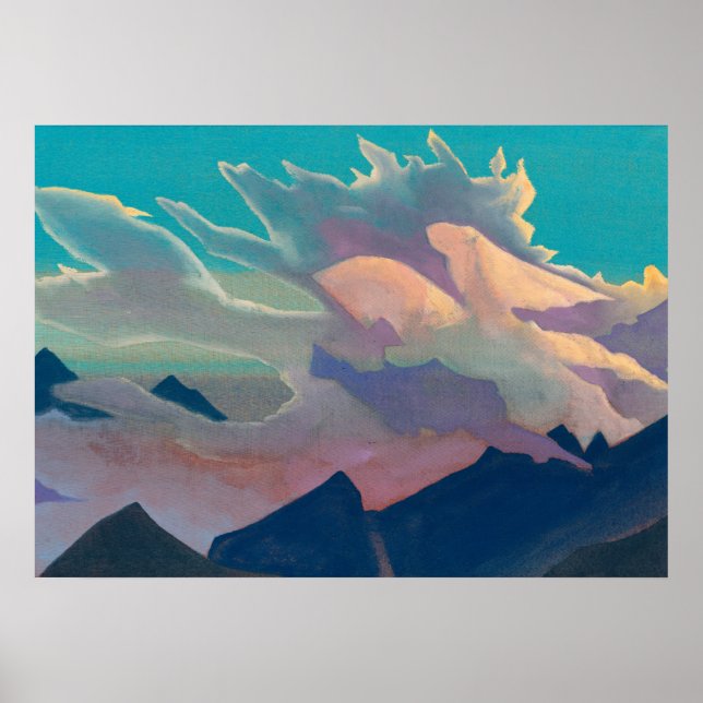 Warrior of Light, 1933 by Nicholas Roerich Poster (Front)