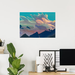 Warrior of Light by Nicholas Roerich Poster