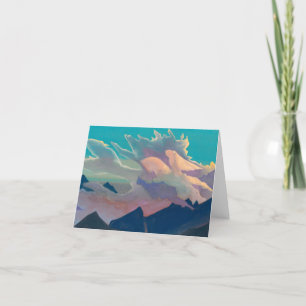 Warrior of Light by Nicholas Roerich Thank You Card