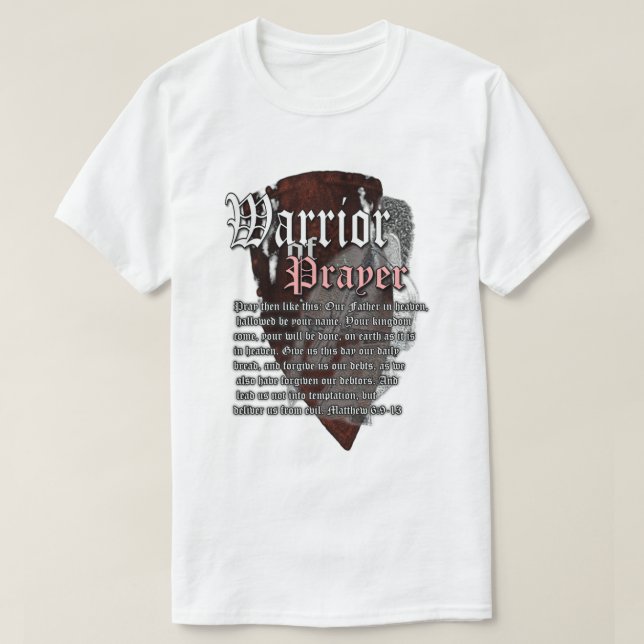 Warrior of Prayer tee (Design Front)
