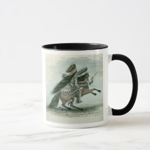 Warrior of the Crow Tribe (w/c on paper) Mug