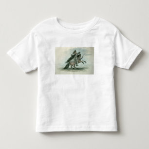 Warrior of the Crow Tribe (w/c on paper) Toddler T-Shirt