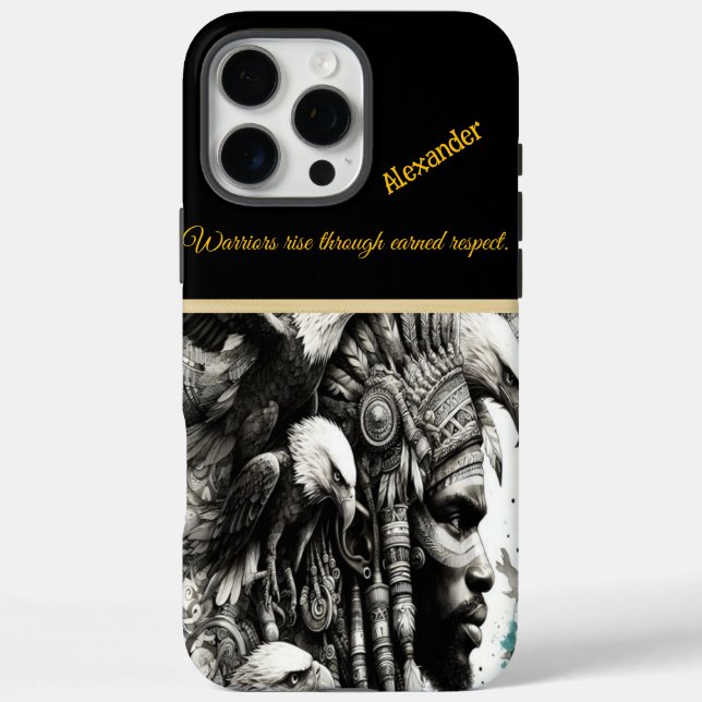 Warrior of the eagles in the wild.  Case-Mate iPhone case (Back)