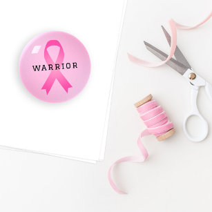 Warrior Pink Quote Breast Cancer Paperweight