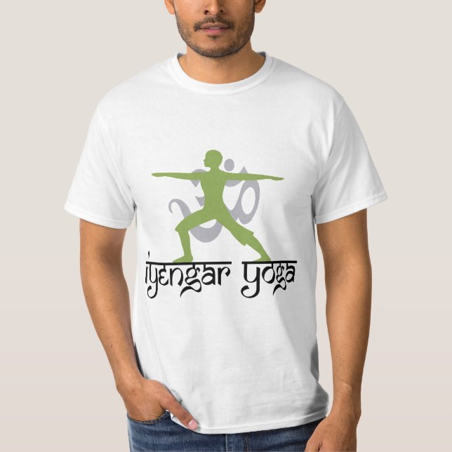 Warrior Pose Iyengar Yoga T-Shirt (Front)