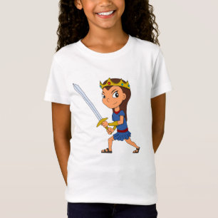 Warrior princess cartoon T-Shirt