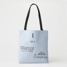 Warrior Princess Tote Bag
