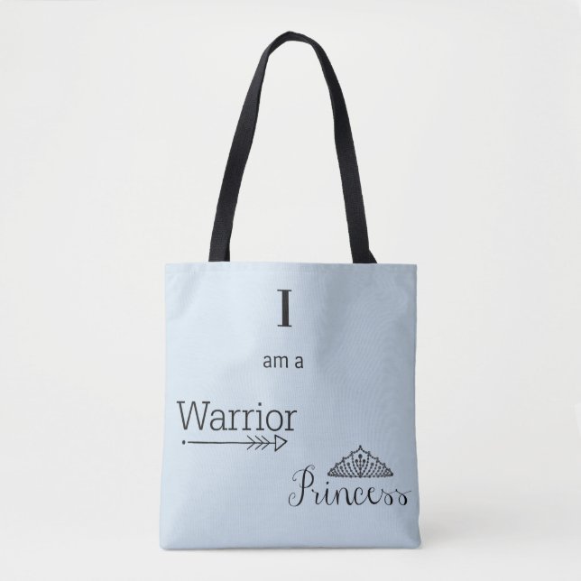 Warrior Princess Tote Bag (Front)