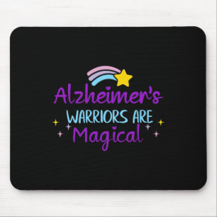 Warrior Purple Ribbon Awareness Dementia Support Mouse Mat