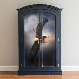 Warrior Queen Flying Bald Eagle Decoupage Tissue Paper