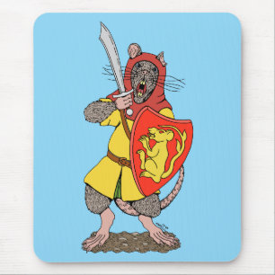 Warrior Rat with Falchion Mouse Mat