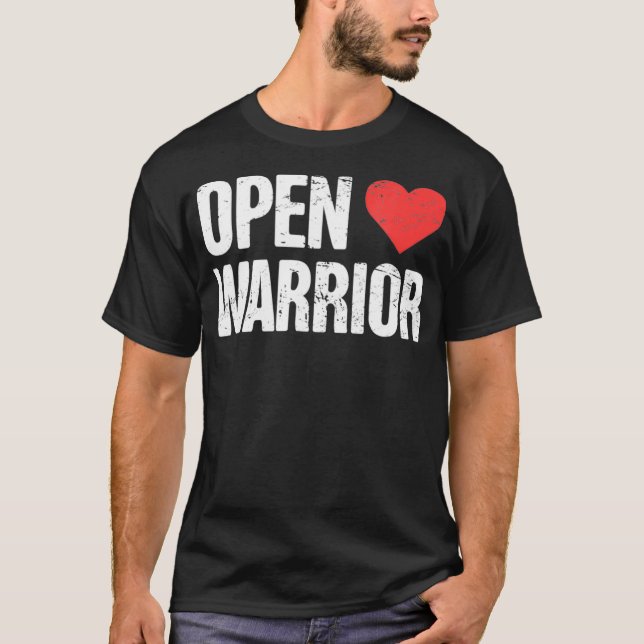 Warrior - Recovery Open Heart Bypass Surgery  T-Shirt (Front)