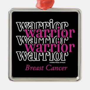 Warrior/Repeated...Breast Cancer Metal Tree Decoration