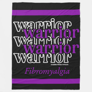 Warrior/Repeated...Fibro Fleece Blanket