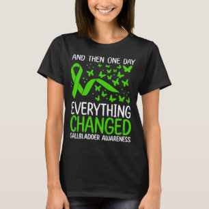 Warrior Ribbon Fighter Gallbladder Awareness T-Shirt