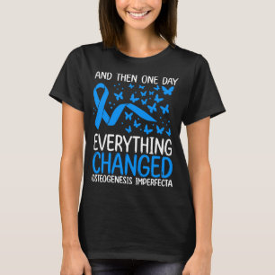 Warrior Ribbon Osteogenesis Imperfecta Awareness T-Shirt