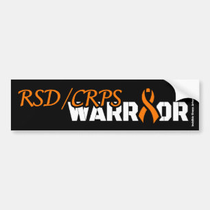WARRIOR...RSD/CRPS BUMPER STICKER