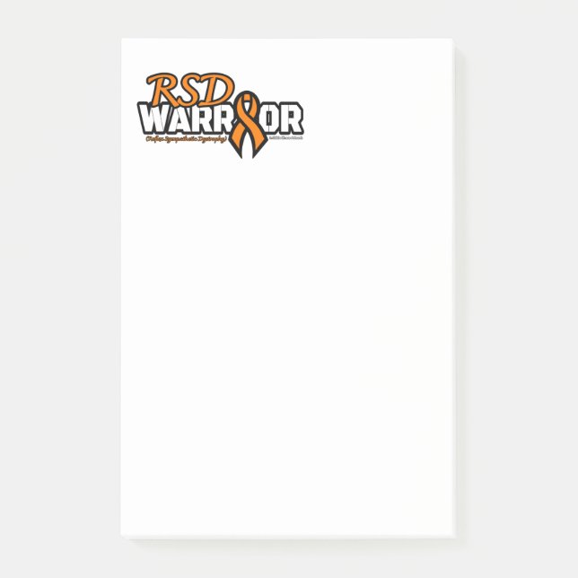 WARRIOR...RSD POST-IT NOTES (Front)