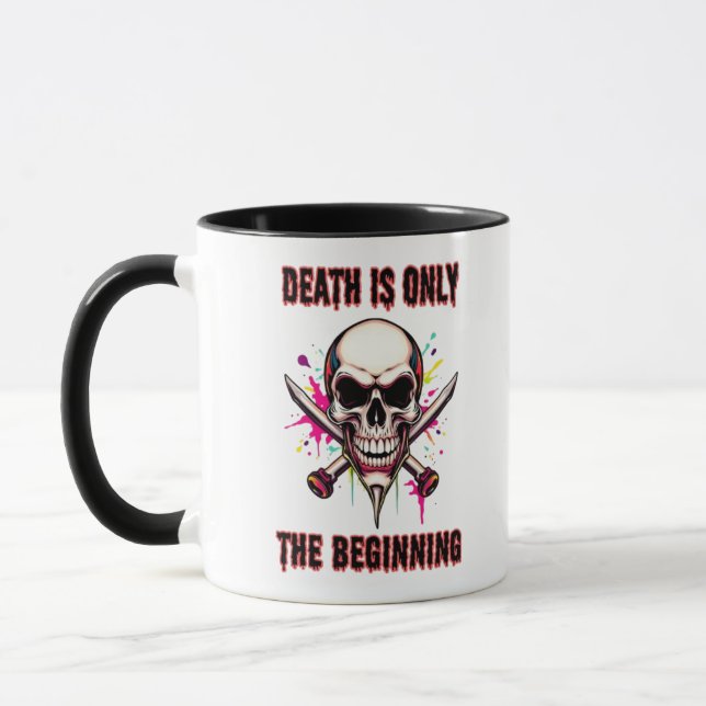 Warrior Skull of Vengeance: Day of the Dead 1 Mug (Left)