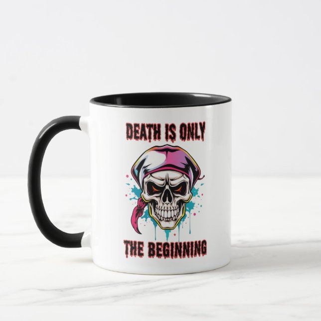 Warrior Skull of Vengeance: Day of the Dead Mug (Left)