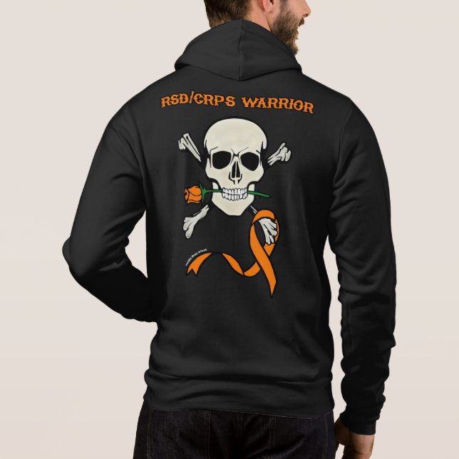 Warrior/Skull...RSD/CRPS Hoodie (Back)