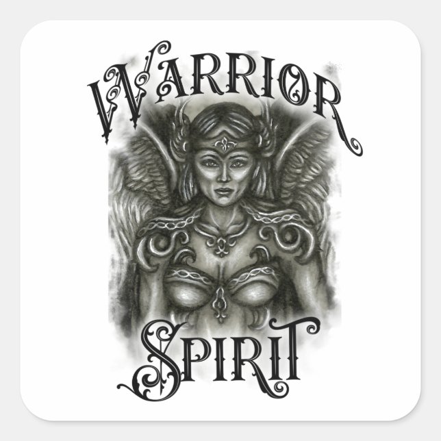 Warrior Spirit Light Sticker (Front)