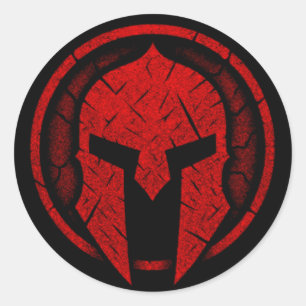 Warrior Spirit T-Shirt Classic Round Sticker
