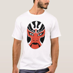 Warrior Spirit – Traditional Asian Mask  T-Shirt
