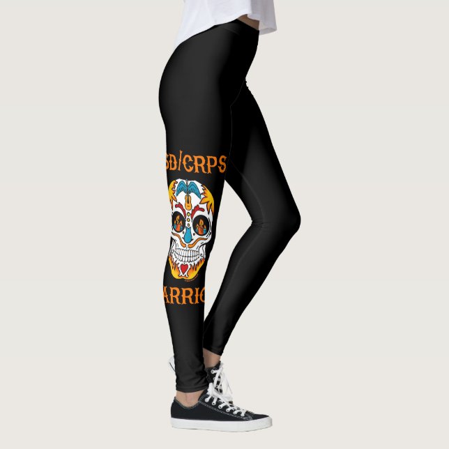 Warrior/Sugar skull...RSD/CRPS Leggings (Right)