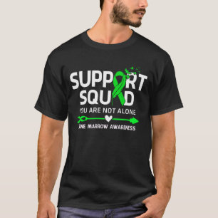 Warrior Support Squad Bone Marrow Awareness Feathe T-Shirt