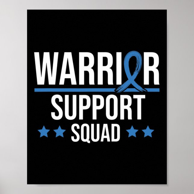 Warrior Support Squad Diabetes Awareness  Poster (Front)