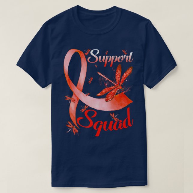 Warrior Support Squad Dragonfly ADHD Awareness Pre T-Shirt (Design Front)