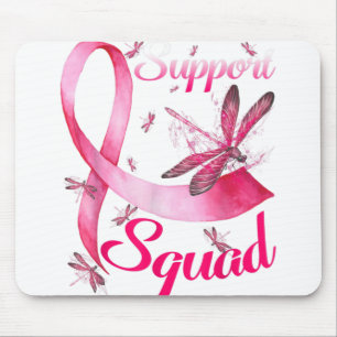 Warrior Support Squad Dragonfly Breast Cancer Awar Mouse Mat