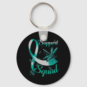 Warrior Support Squad Dragonfly Polycystic Kidney Key Ring