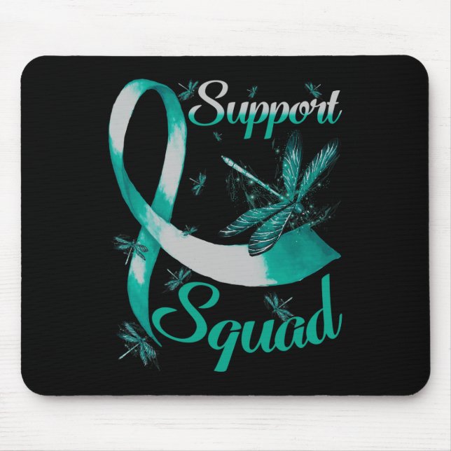 Warrior Support Squad Dragonfly Polycystic Kidney  Mouse Mat (Front)