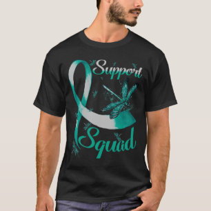 Warrior Support Squad Dragonfly Polycystic Kidney T-Shirt