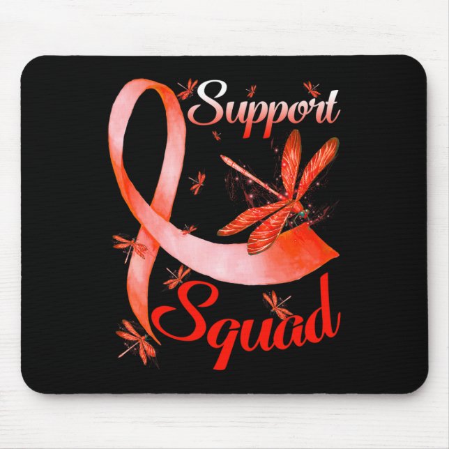 Warrior Support Squad Dragonfly Rsd Crps Awareness Mouse Mat (Front)