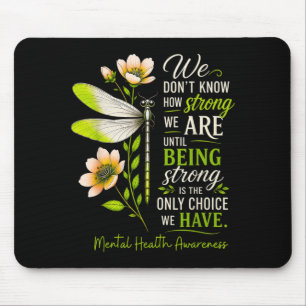 Warrior Support Women Dragonfly Mentals Health Mouse Mat