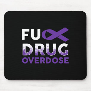 Warrior Survivor Gifts- Drug Overdose Awareness Mouse Mat