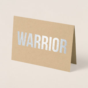 Warrior - Sympathy Greeting Card