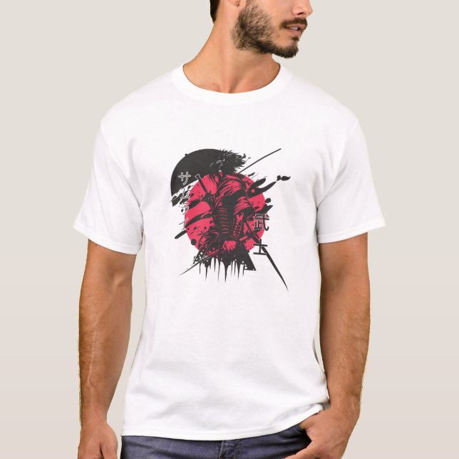 "Warrior T-Shirt for Men – Fearless Graphic Tee  (Front)