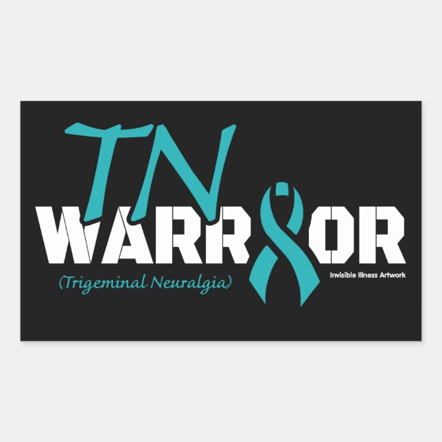 WARRIOR...TN RECTANGULAR STICKER (Front)