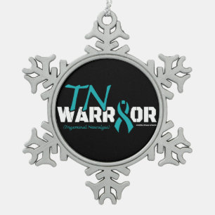 WARRIOR...TN SNOWFLAKE PEWTER CHRISTMAS ORNAMENT