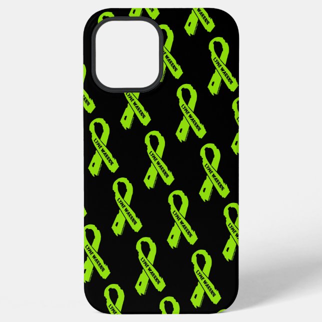 Warrior/torn ribbon...Lyme iPhone Case (Back)