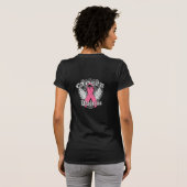 Warrior Vintage Wings - Breast Cancer T-Shirt (Back Full)
