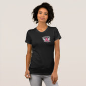 Warrior Vintage Wings - Breast Cancer T-Shirt (Front Full)