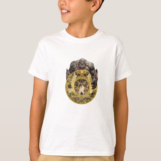 Warrior vs Beast T-Shirt (Front)