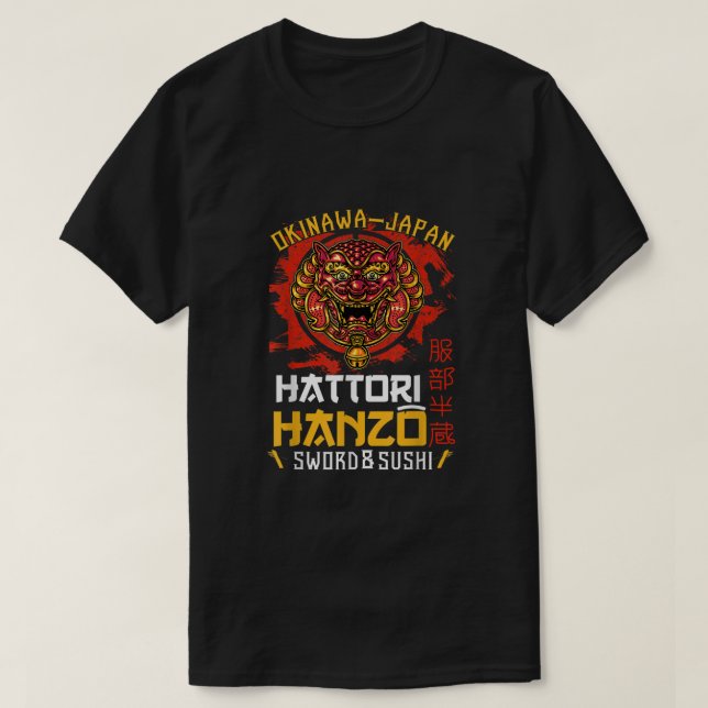 Warrior Warrior Okinawa Japan Hattori Hanzo sword  T-Shirt (Design Front)