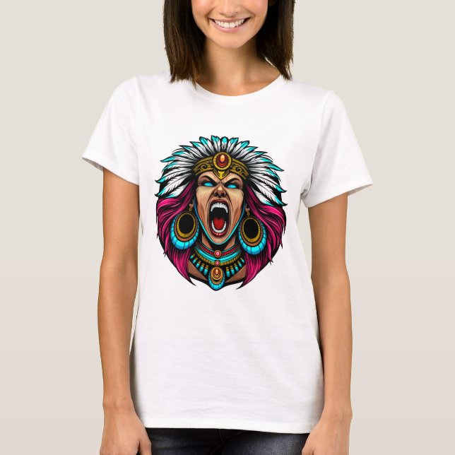 warrior woman T-Shirt (Front)